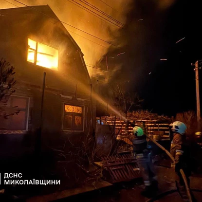 Пожежі 24 січня. Фото: ДСНС Миколаївської області