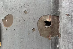 Наслідки від прильотів від РСЗВ. Ілюстративне фото: Суспільне Суми