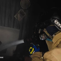 Пожежа на Миколаївщині. Фото: ДСНС