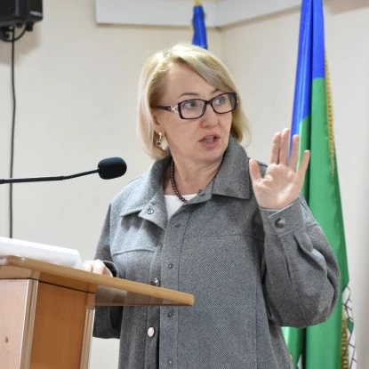 Начальниця управління молоді, спорту та культури Неля Захарко. Фото: Південноукраїнська міська рада