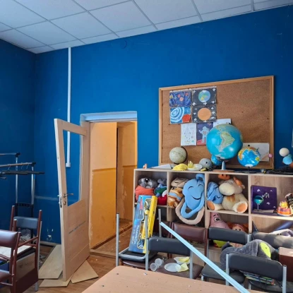 Російська атака пошкодила будівлю Одеської обсерваторії. Фото: Одеська обсерваторія