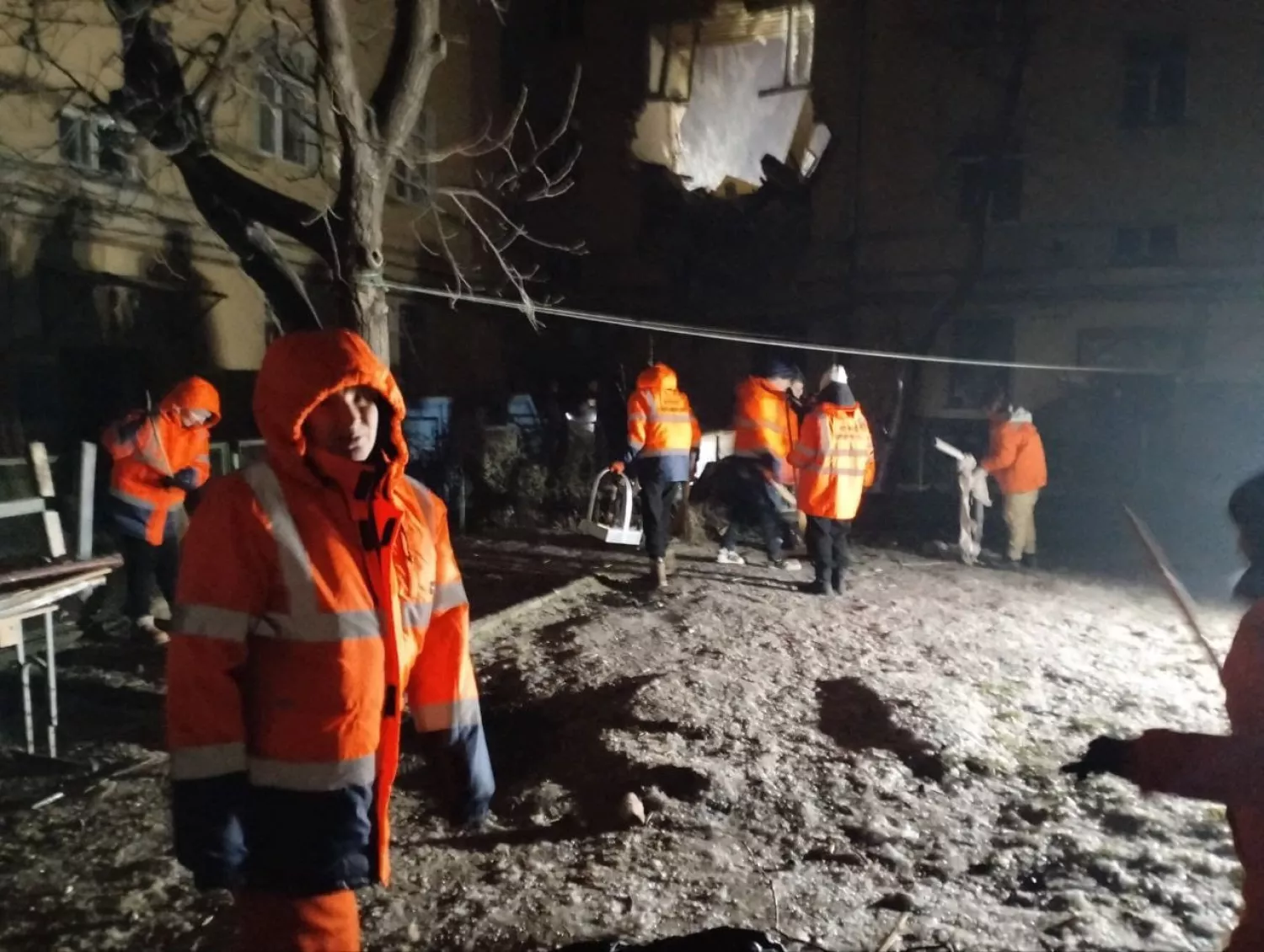 Наслідки обстрілу Одеси 27 січня. Фото: Одеська МВА