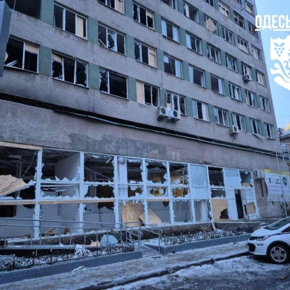 Наслідки обстрілу Одеси 27 січня. Фото: Одеська ОВА