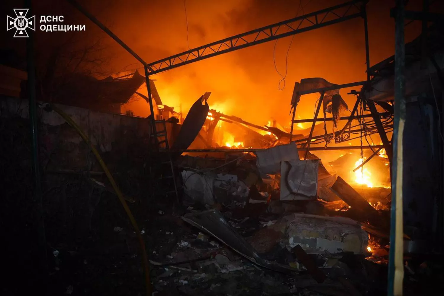 Наслідки російського удару по Одещині 28 січня 2026 року. Фото: Одеська ОВА