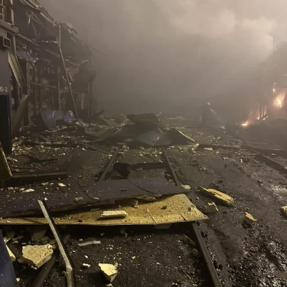 Росія вночі атакувала одеський порт Південний. Фото: Адміністрація морських портів України