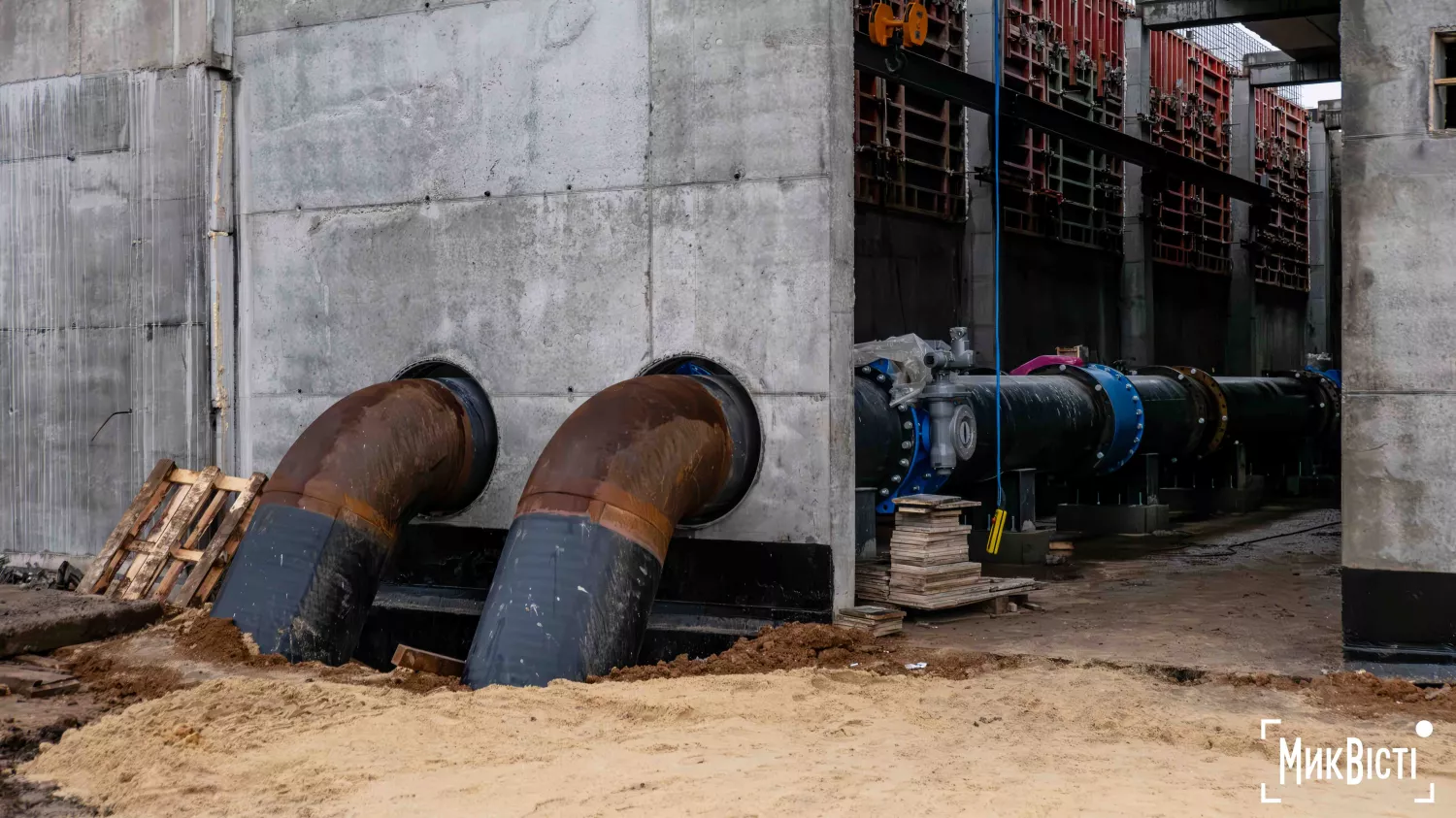 Будівництво очисних води для Миколаєва, фото «НикВести»