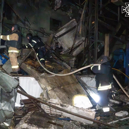 Наслідки обстрілу Одеси 29 січня. Фото: ДСНС