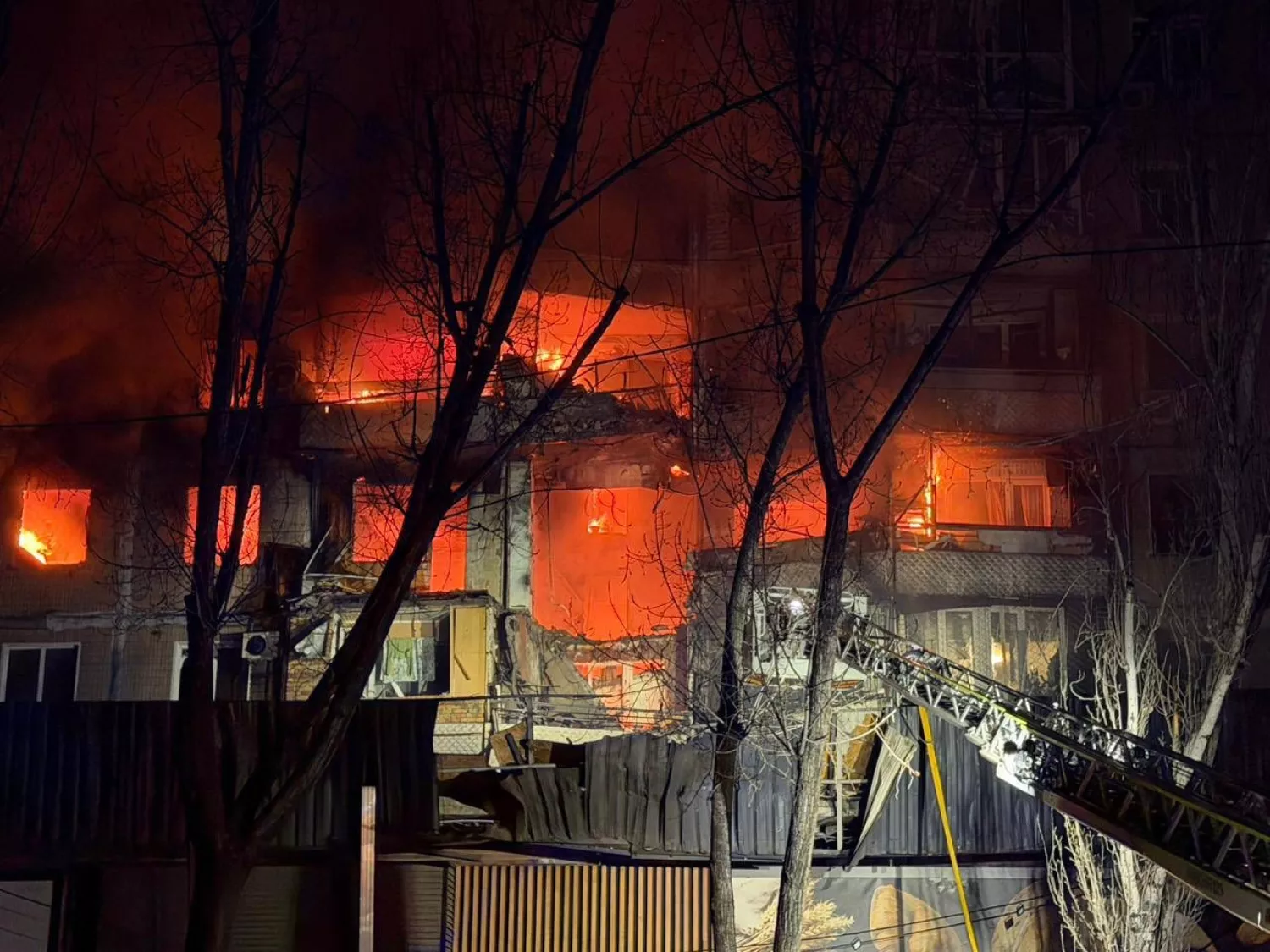 Наслідки обстрілу Одеси 27 січня. Фото: Одеська МВА