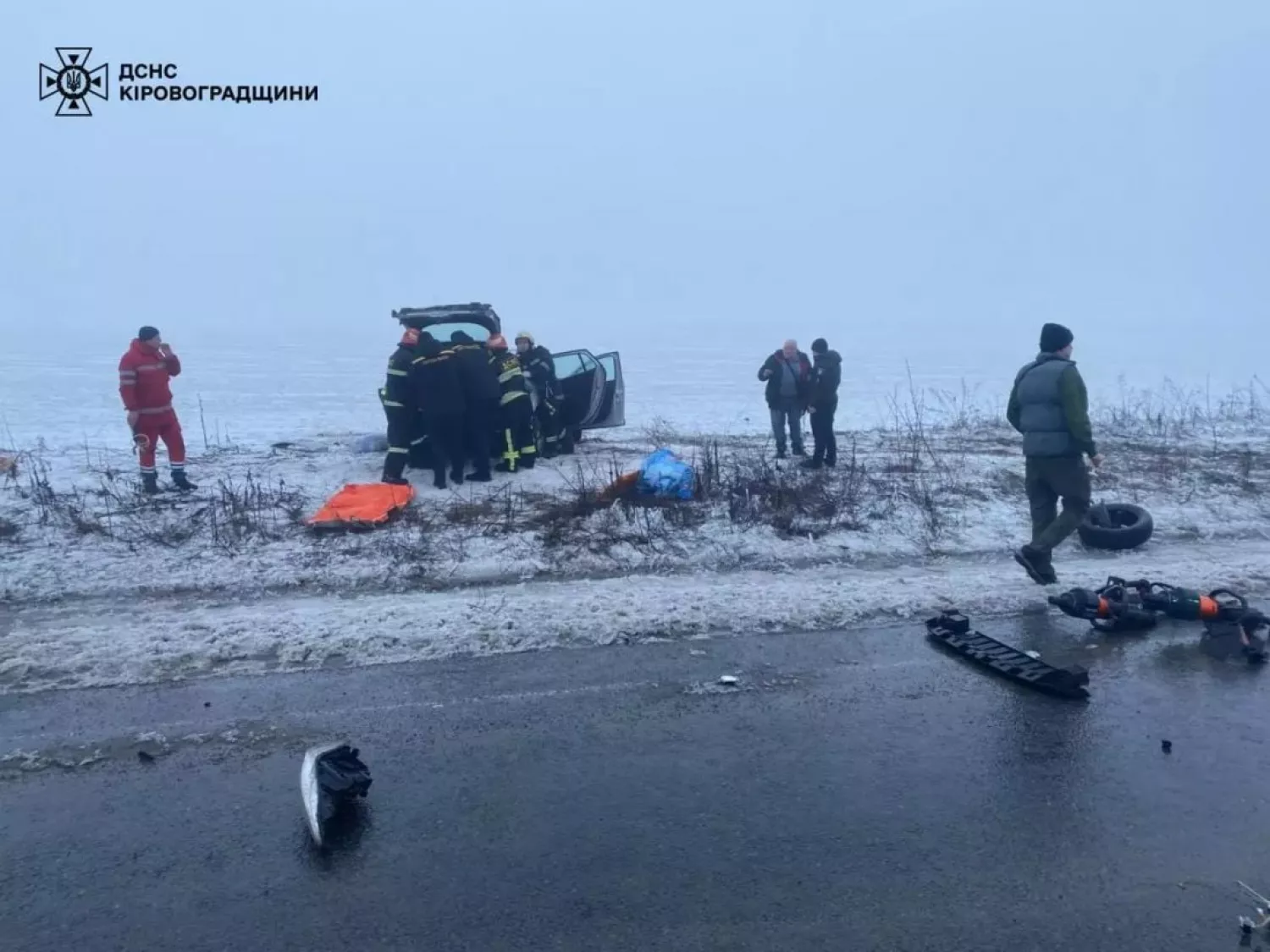 Мміський голова Вознесенська потрапив в аварію. Фото: ДСНС