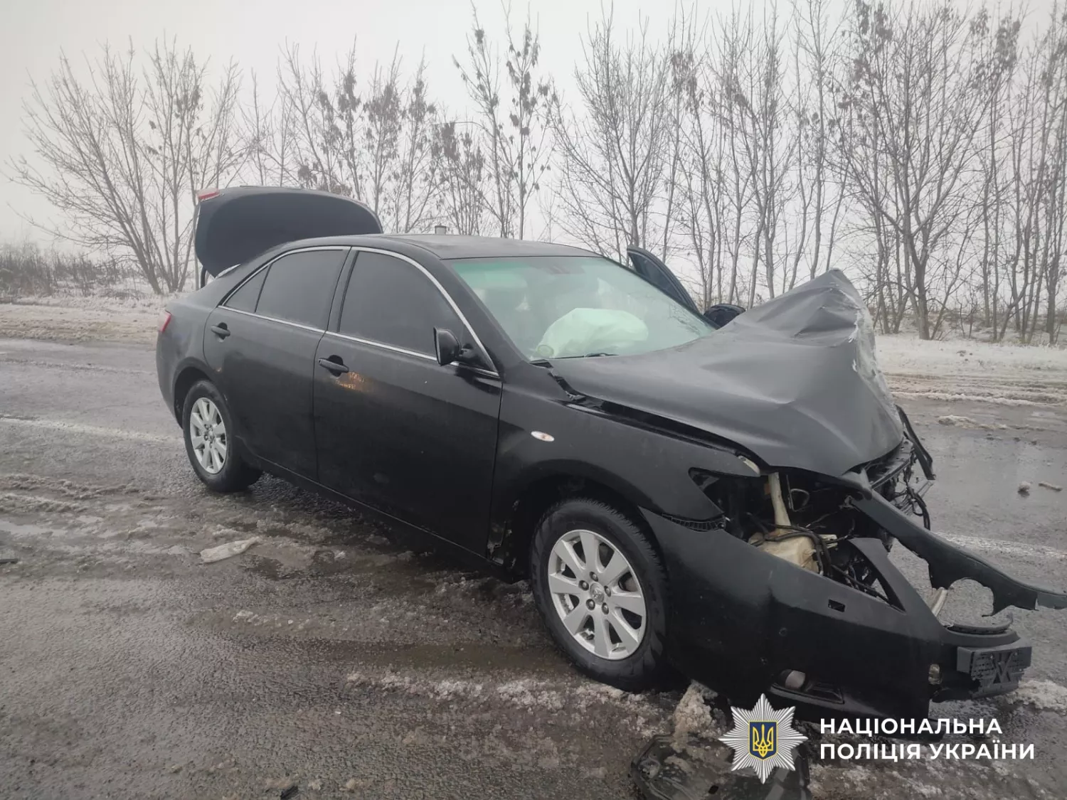 Аварія сталася поблизу села Пушкове Голованівського району. Фото: поліція Кіровоградщини