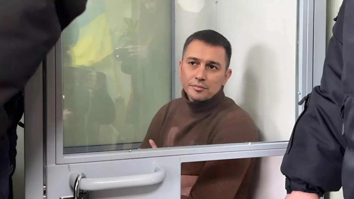 Мер Вознесенська Євген Величко на судовому засіданні 30 січня. Фото: Суспільне. Кропивницький