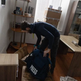 У Києві затопило офіс Інституту масової інформації. Фото: ІМІ