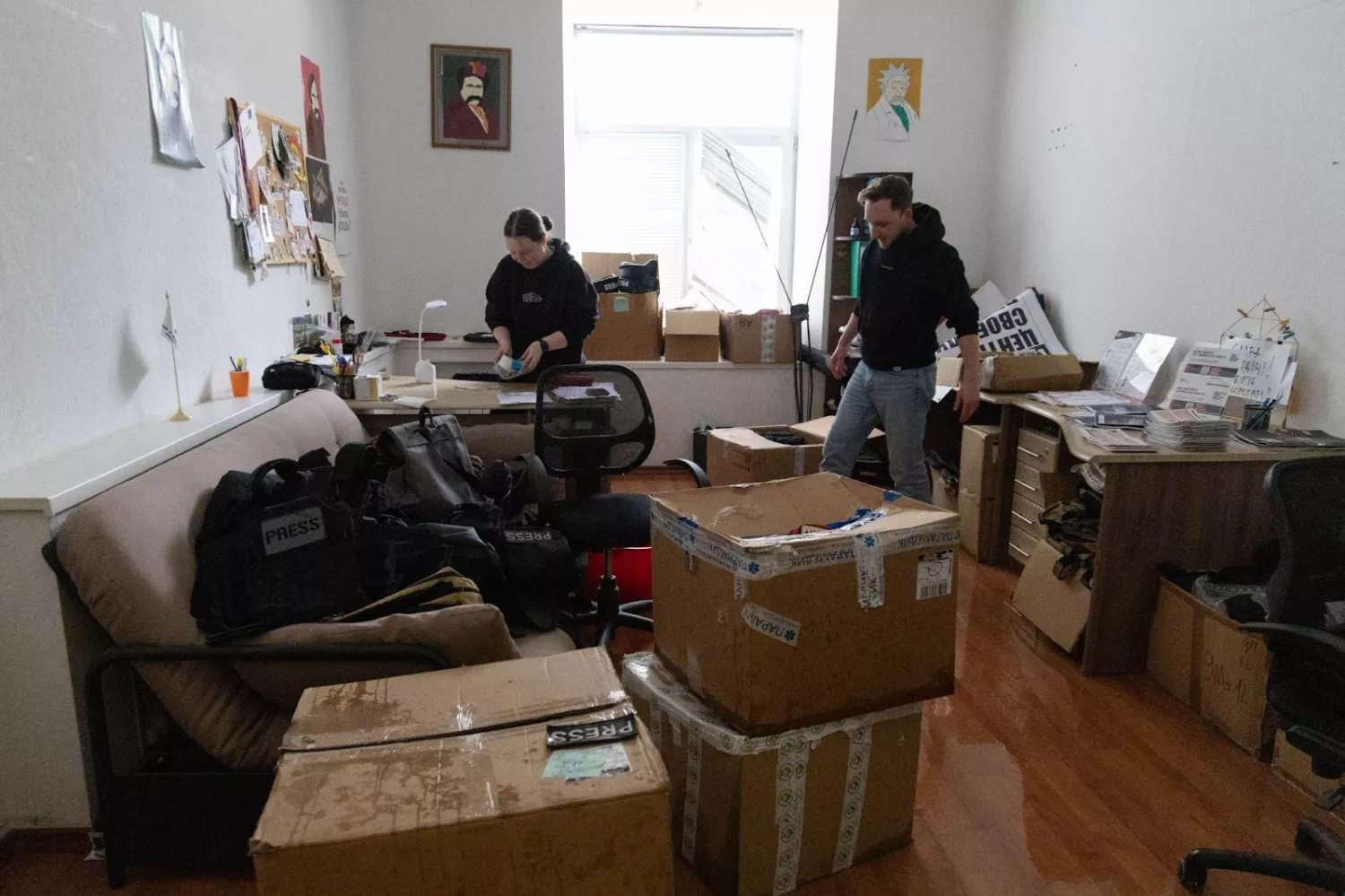 У Києві затопило офіс Інституту масової інформації. Фото: ІМІ