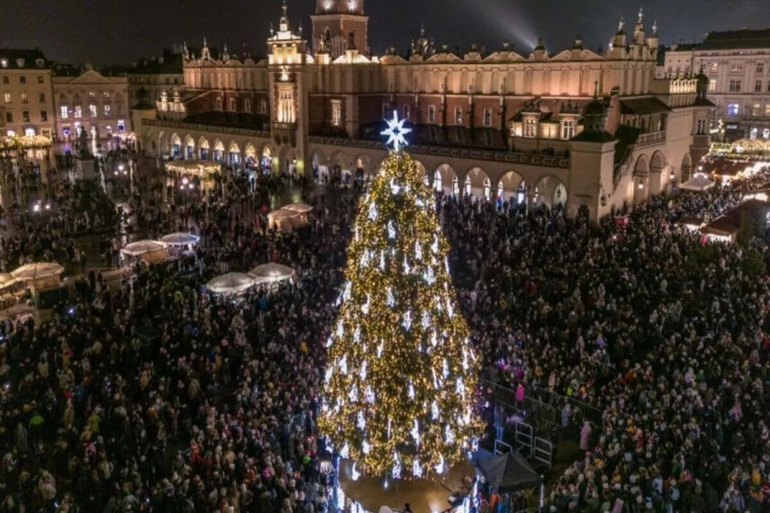 Новорічна ялинка у Кракові. Ілюстраційне фото: krakow.pl