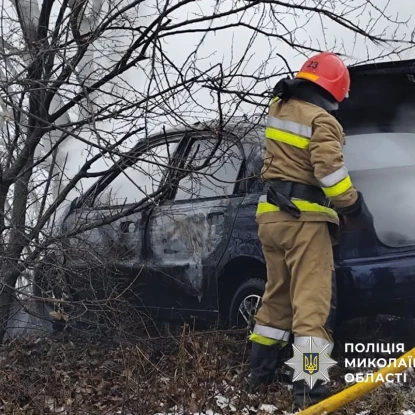 У Первомайському районі в ДТП загинув водій легковика. Фото: поліція Миколаївщини