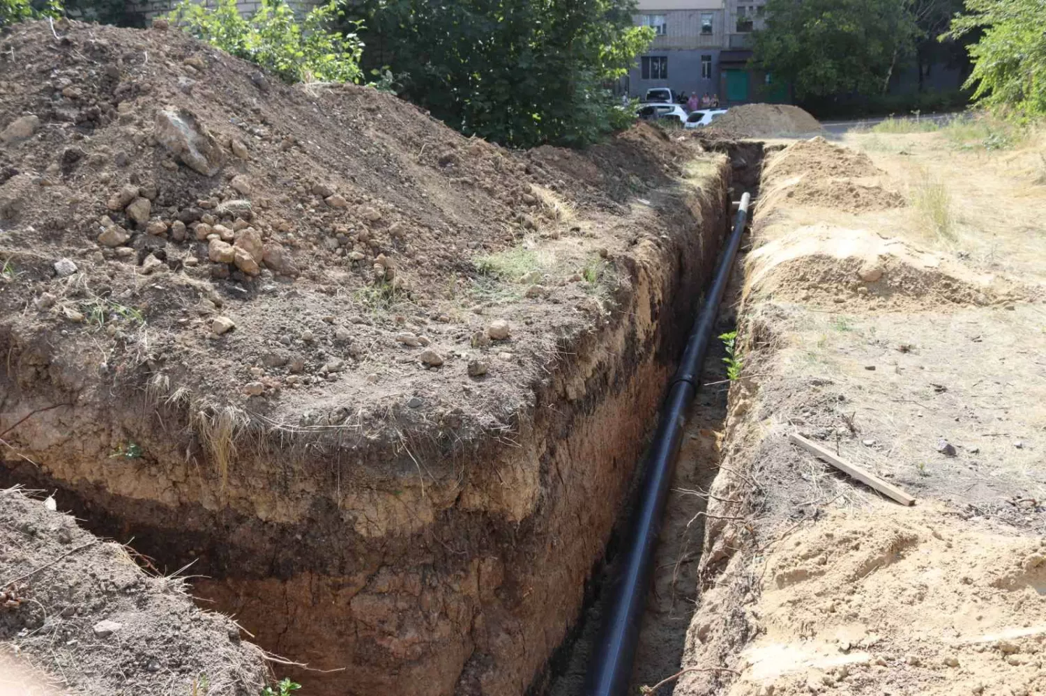 Реконструкція системи водопостачання в Первомайську. Фото: Первомайська міська рада