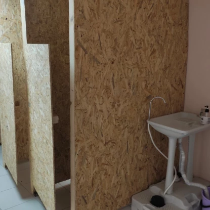 Укриття в Казанківській гімназії до ремонту. Фото: KSE Foundation