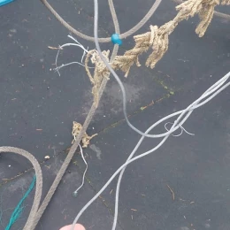 Стан канатного атракціону. Фото з Contact Center при міській раді.