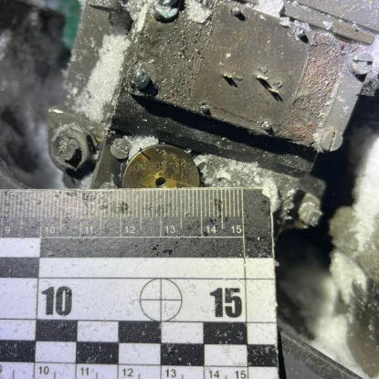 Уламки російської ракети «Орєшнік», якою ударили по Львівщині. Фото: СБУ