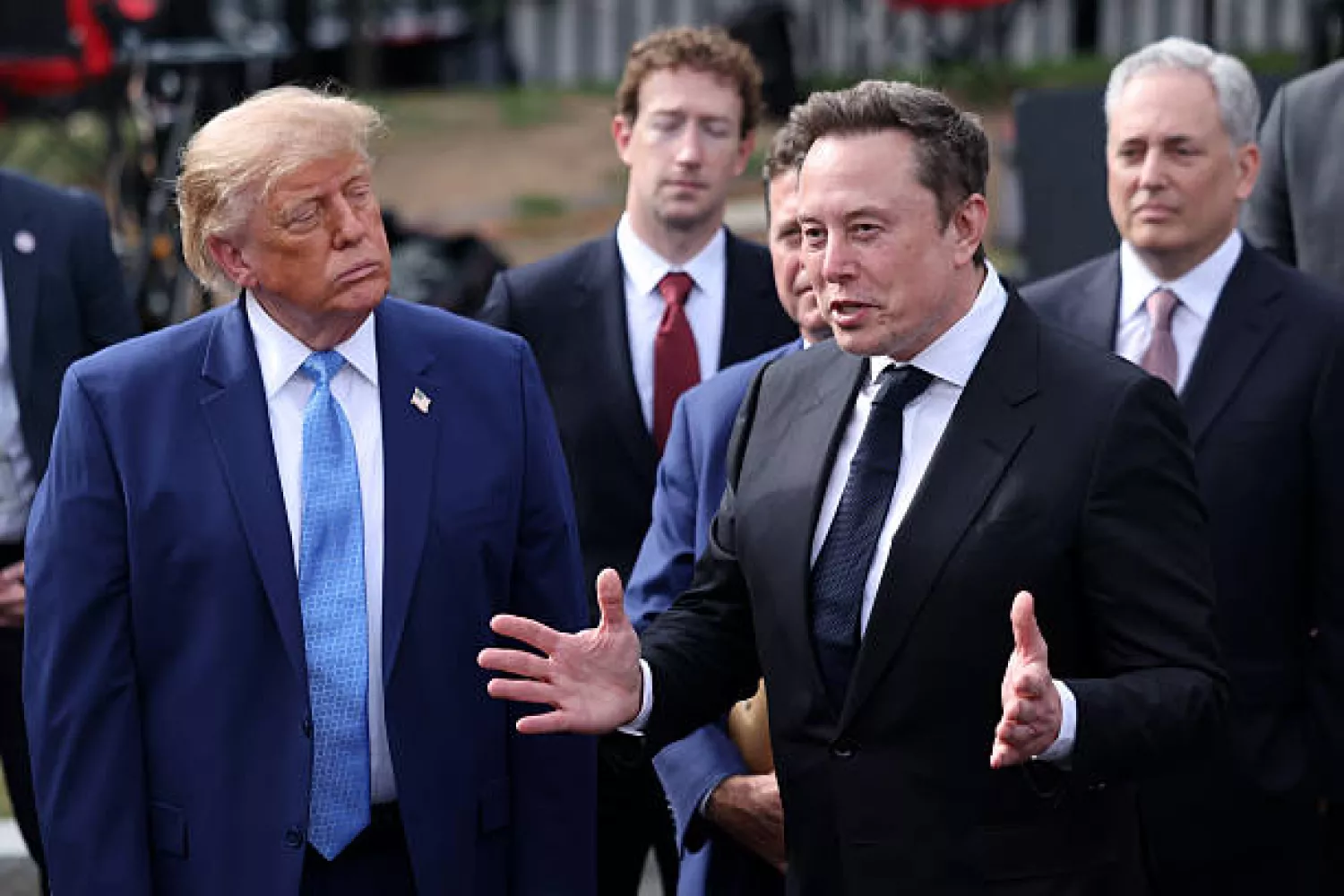 Ілон Маск та Дональд Трамп. Фото gettyimages