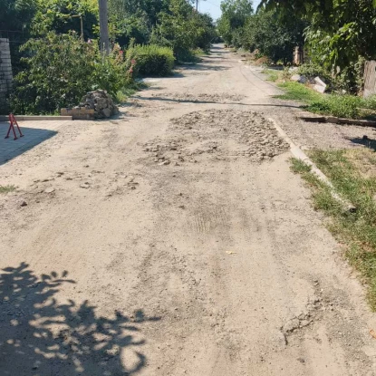 Стан дороги на провулку 5-й Прибузький. Фото: Адміністрація Корабельного району