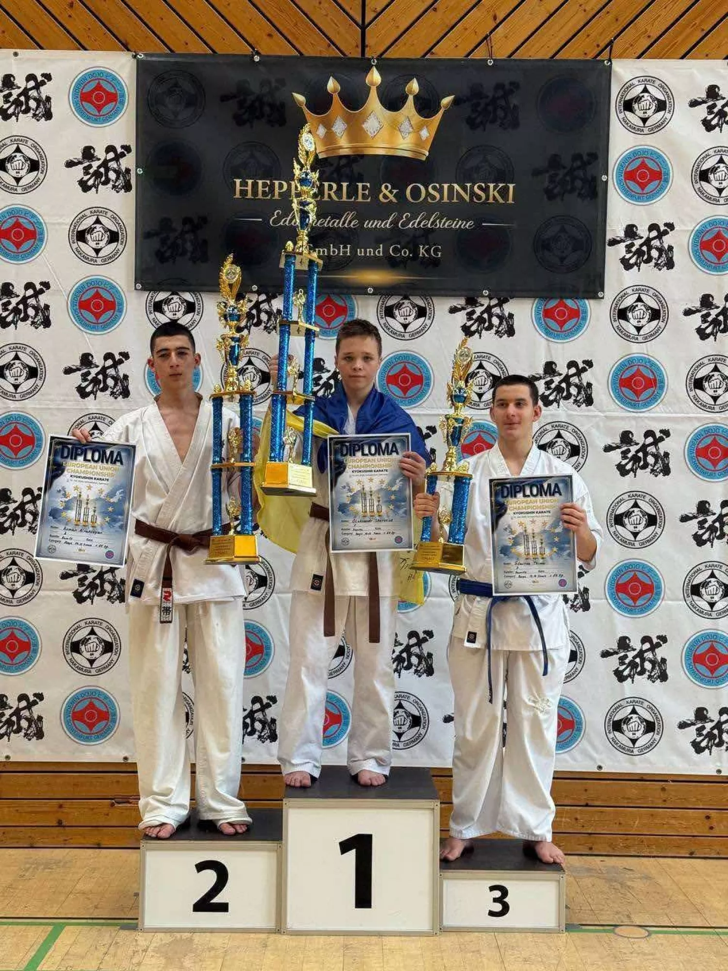 Каратисти Херсонщини вибороли медалі на чемпіонаті Європи. Фото: Херсонська ОВА