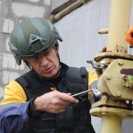 В Очакові відновили газопостачання після російського обстрілу. Фото: «Газмережі»