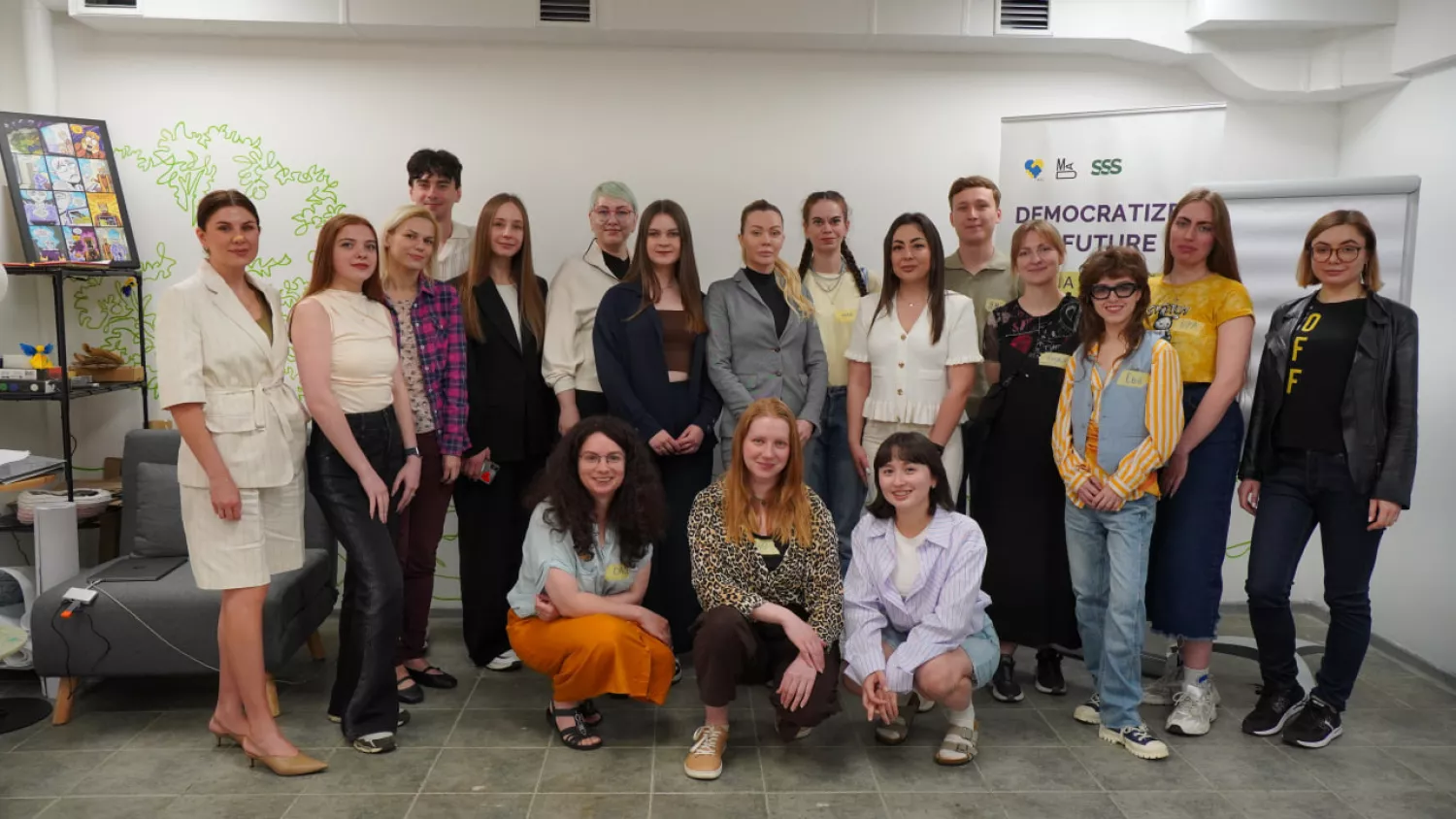 Оффлайн-воркшоп програми «Democratize the Future». Фото надали МикВісті організаторів