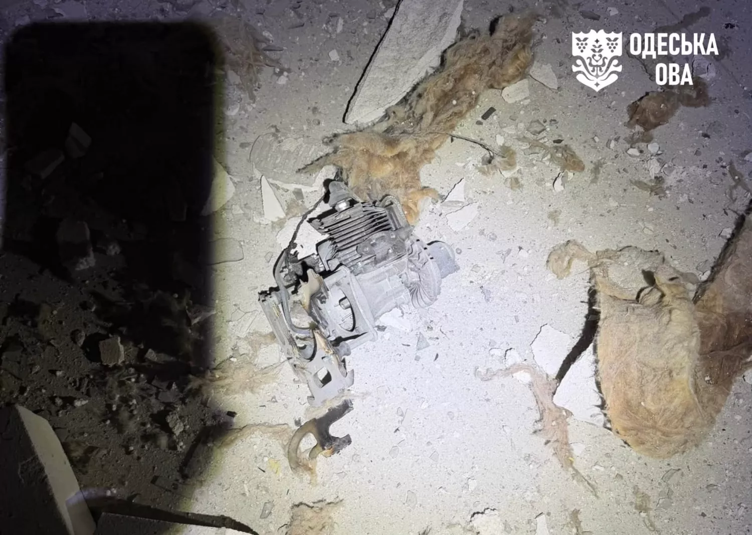 Наслідки обстрілу Одеської області 15 жовтня. Фото: ОВА