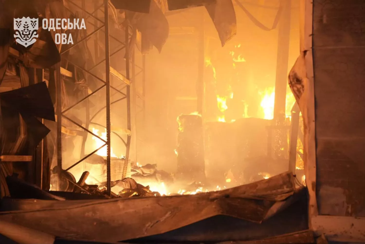 Наслідки обстрілу Одеської області. Фото: ОВА