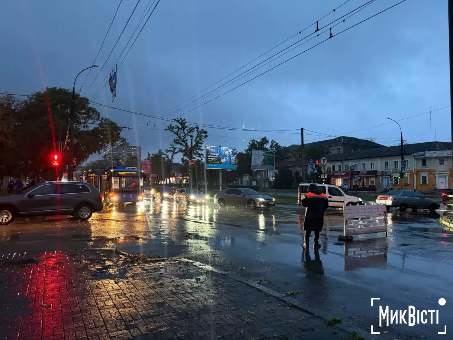 Негода у Миколаєві. Фото: МикВісті