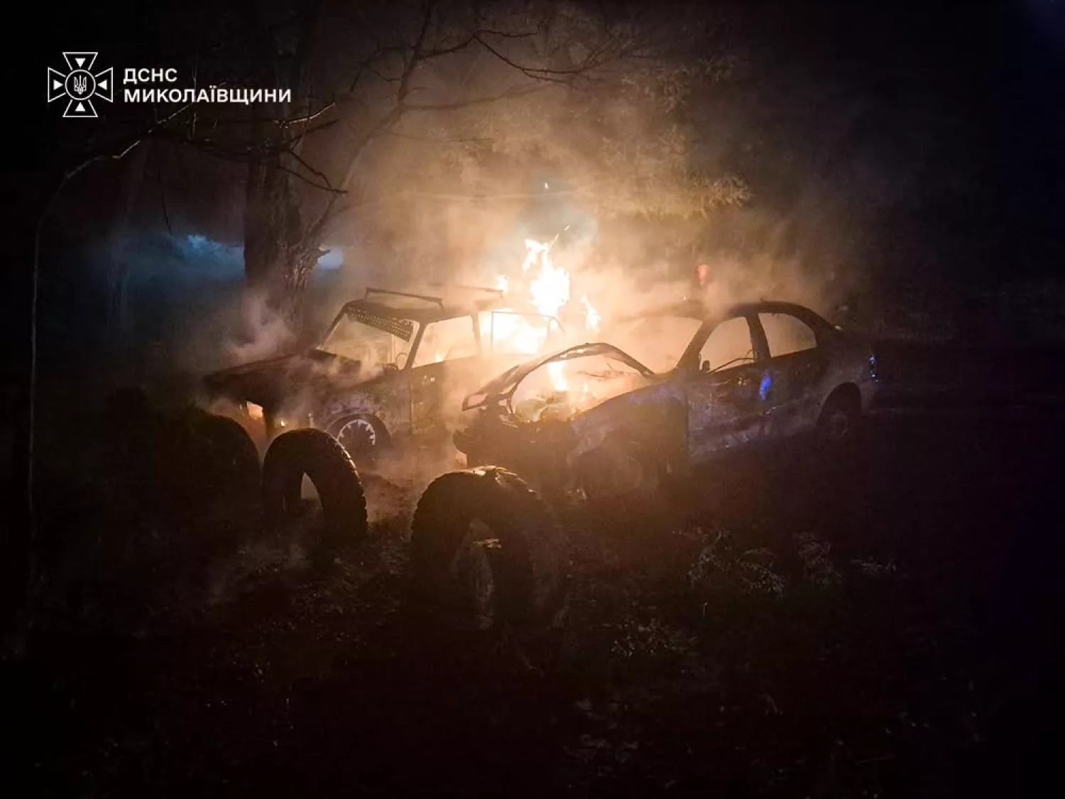 Пожежі у Миколаєві та області 20 жовтня. Фото: ДСНС