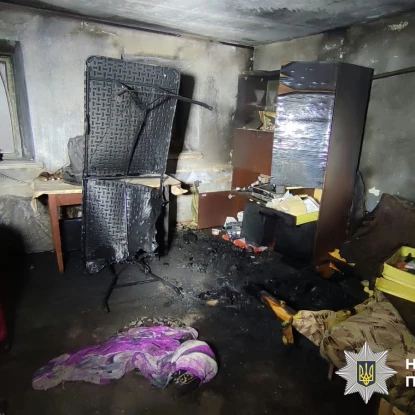 На Миколаївщині затримали підозрюваного у крадіжки та підпалі. Фото: Нацполіція