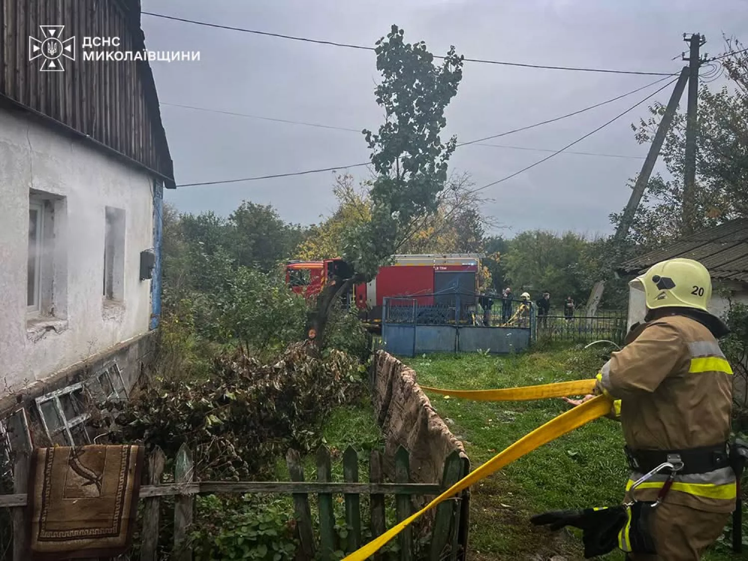 Будинок у якому сталася пожежа. Фото: ДСНС