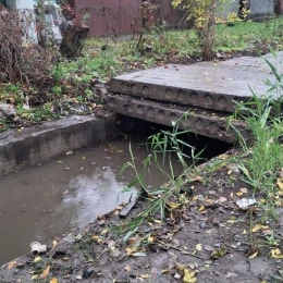 Невідкачані стоки на Намиві. Фото: жителька Яна