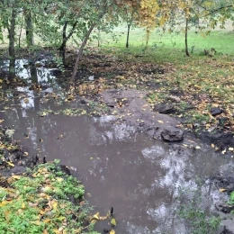 Невідкачані стоки на Намиві. Фото: жителька Яна