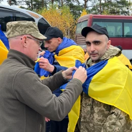 Україна повернула з російського полону 270 людей. Фото з телеграм каналу Володимира Зеленського