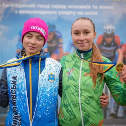 Миколаївські велогонщиці здобули 5 срібних нагород на чемпіонаті України. Фото: Миколаївська міськрада