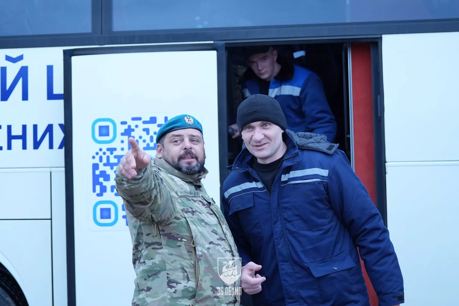 Морпіхи 36-ї бригади повернулися з російського полону. Фото: 36-ї бригади