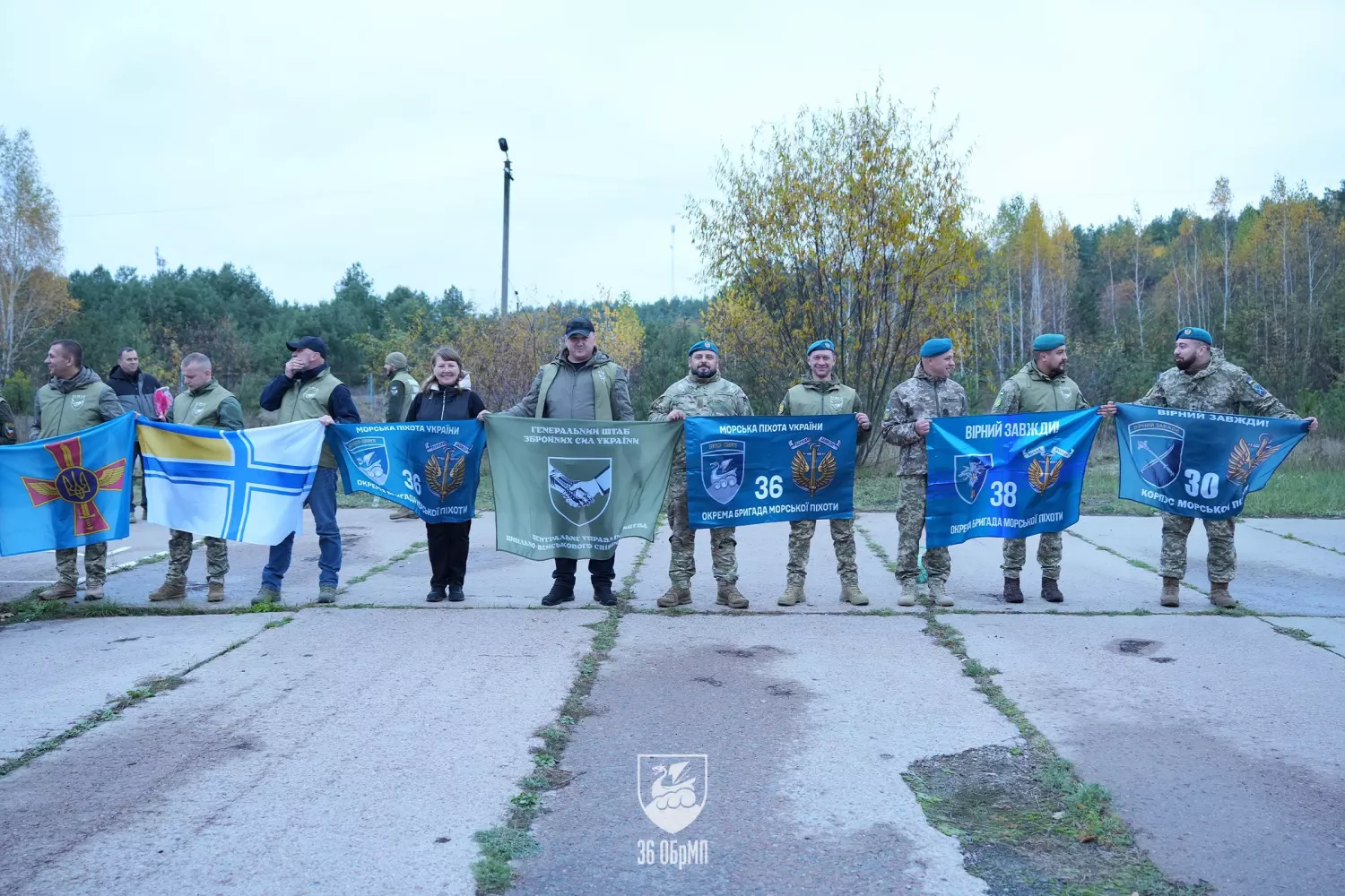 Морпіхи 36-ї бригади повернулися з російського полону. Фото: 36-ї бригади