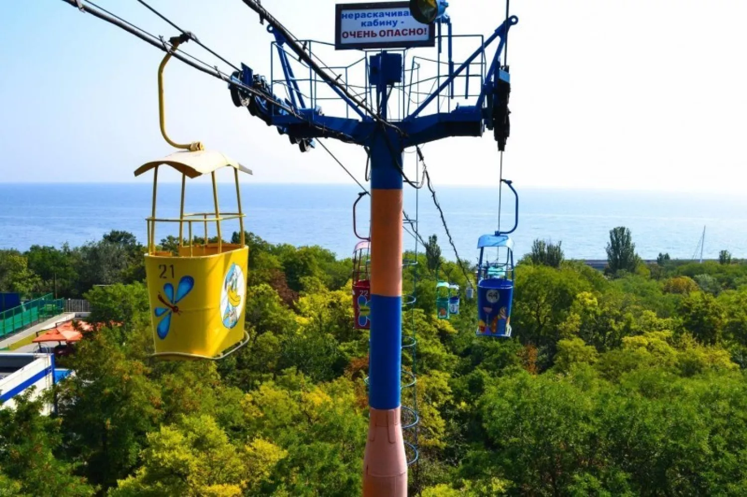 Одеська канатна дорога. Архівне фото: Пасажирська канатна дорога