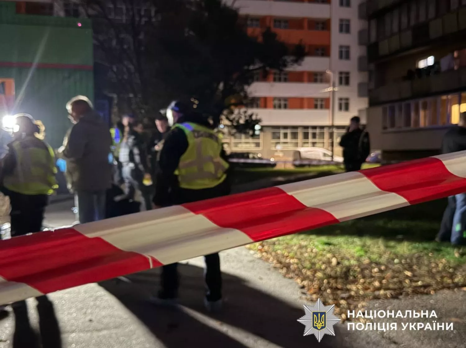 Поліція проводить слідчі дії. Фото: Нацполіція