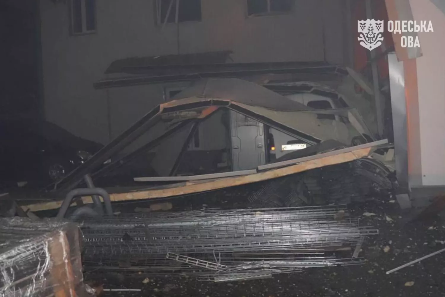 Наслідки атаки росіян по Одеській області 26 жовтня. Фото: ОВА