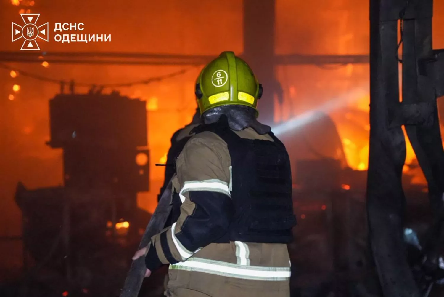 Наслідки атаки росіян по Одеській області 26 жовтня. Фото: ДСНС