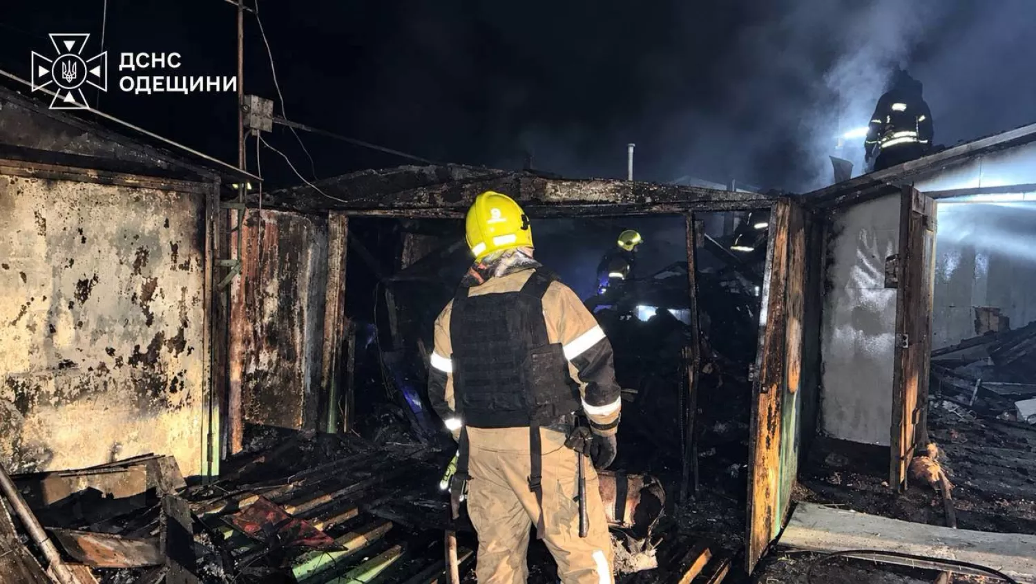 Наслідки атаки росіян по Одеській області 26 жовтня. Фото: ДСНС