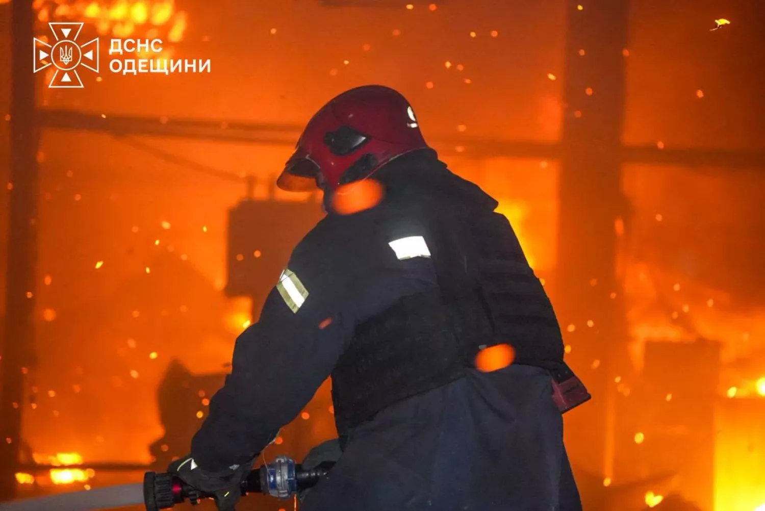 Наслідки атаки росіян по Одеській області 26 жовтня. Фото: ДСНС