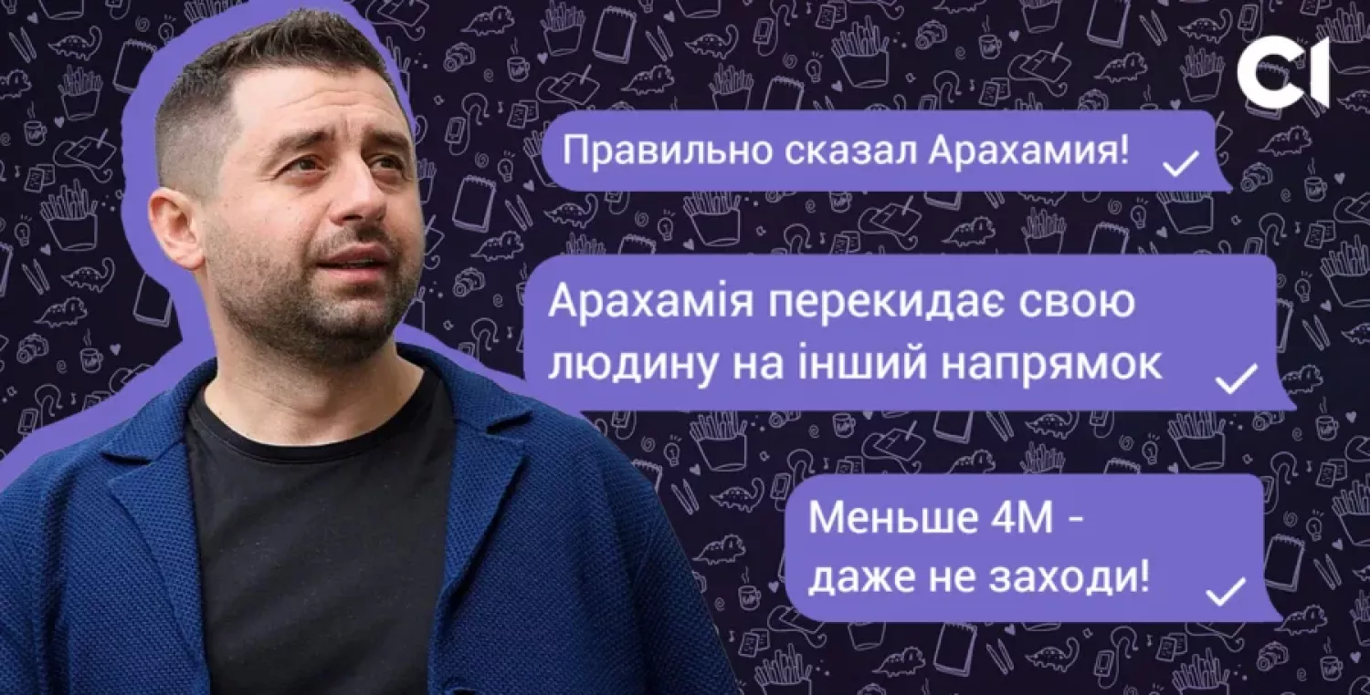 Давид Арахамія та анонімні Telegram-коментарі. Фото: «Слідство.Інфо»