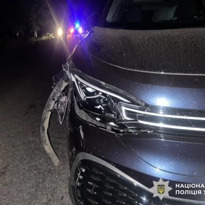 У ДТП в Казанці травмувався 16-річний мотоцикліст. Фото: Нацполіція