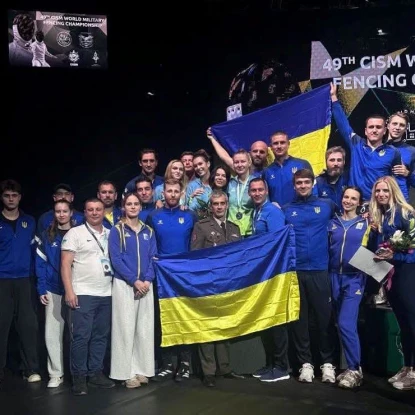 Миколаївські спортсмени посіли призові місця на чемпіонаті світу з фехтування. Фото: управління молоді та спорту Миколаївської ОВА