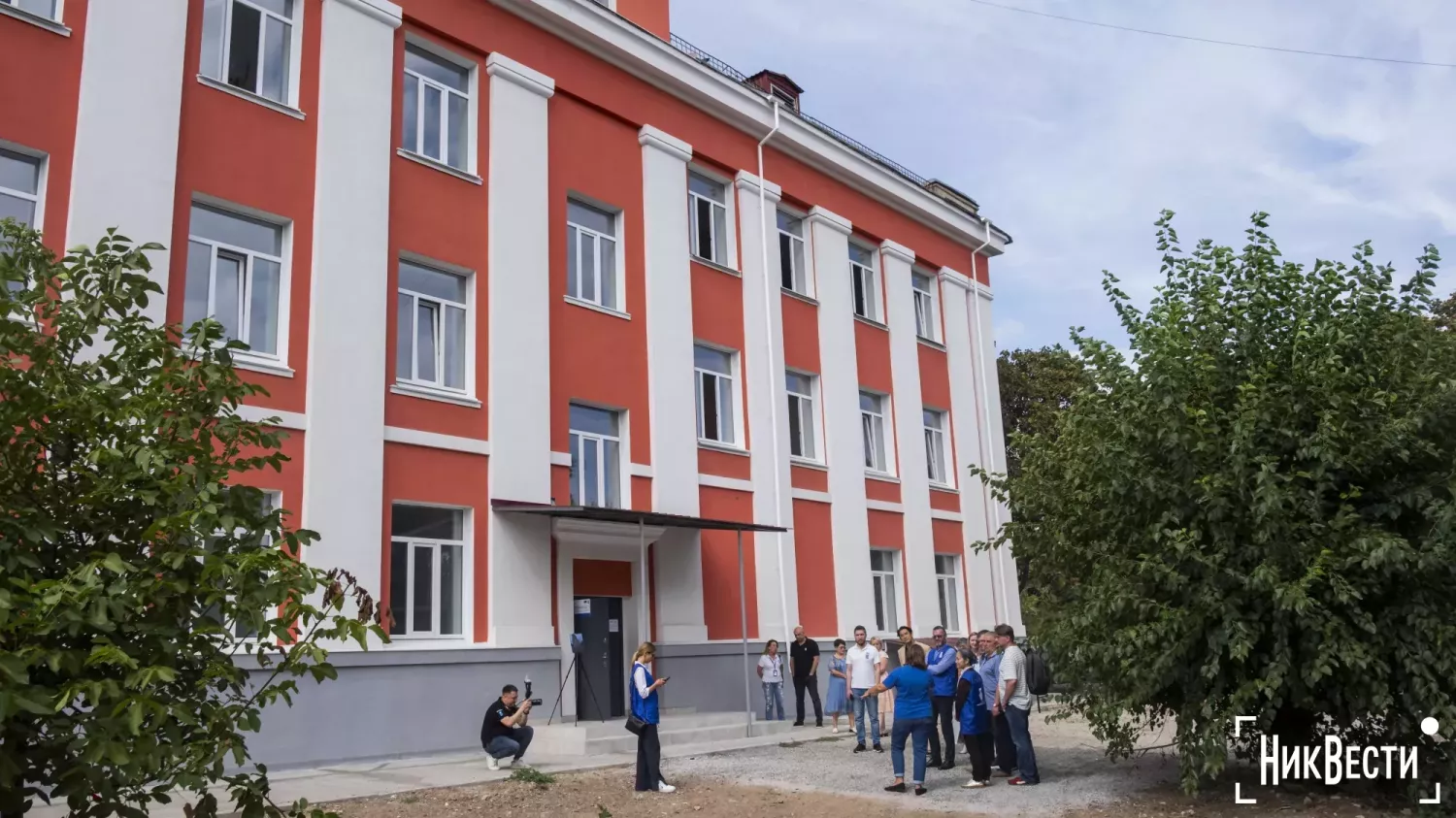 Один з відновлених корпусів Миколаївського фахового фізкультурного коледжу, 2024 рік.  Фото: МикВісті